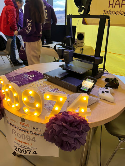 Equipo patrocinado por artillería para la competencia de la FTC