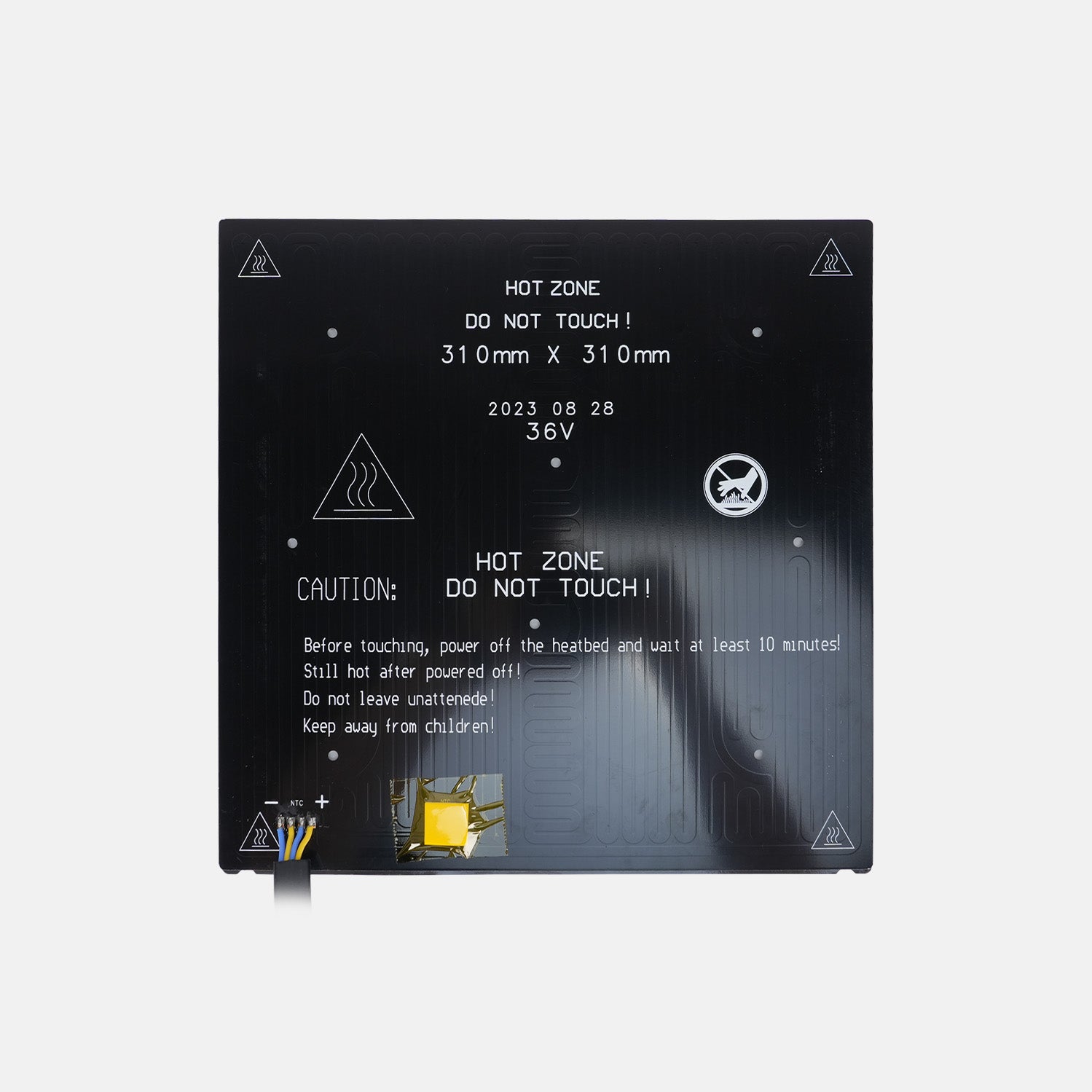 X3 Plus Aluminium-Heizbett + flexibles Magnetfolien-Set