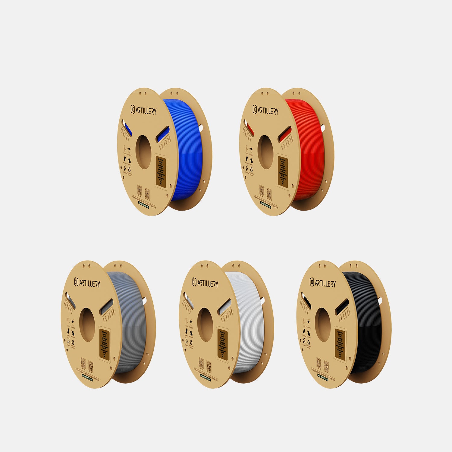 PLA 5-Color Filament 5kg