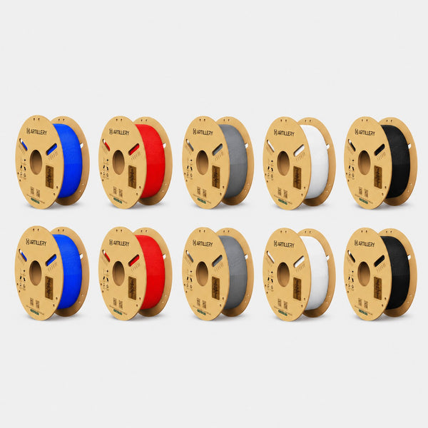 Lot de filaments PLA 5 couleurs
